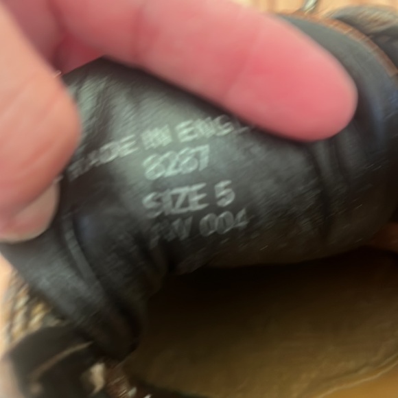 Y2K Dr Martens made in England UK5 W7 - Picture 3 of 5